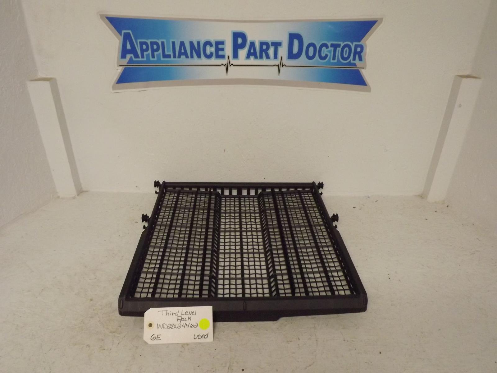 GE Dishwasher WD28X24462 Third Level Rack Used GE Dishwasher WD28X24462 Third Level Rack Used